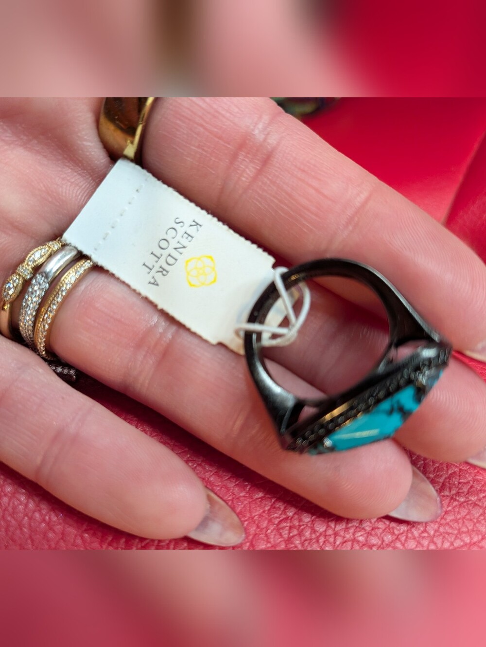 Kendra Scott Arielle RARE ring!! - Picture 3 of 6
